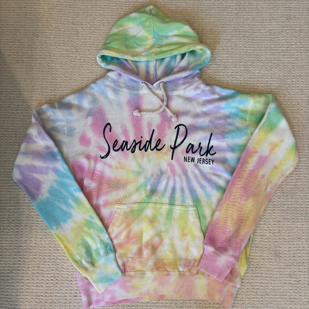cute tie dye beach hoodie